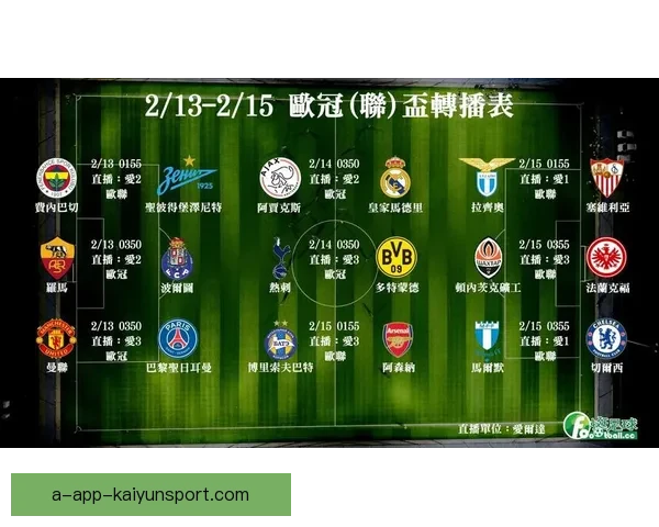 欧冠足球免费直播全攻略实时赛程高清观看指南平台解析与精彩集锦推荐